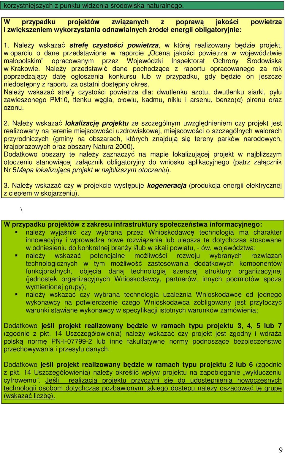Wojewódzki Inspektorat Ochrony Środowiska w Krakowie.