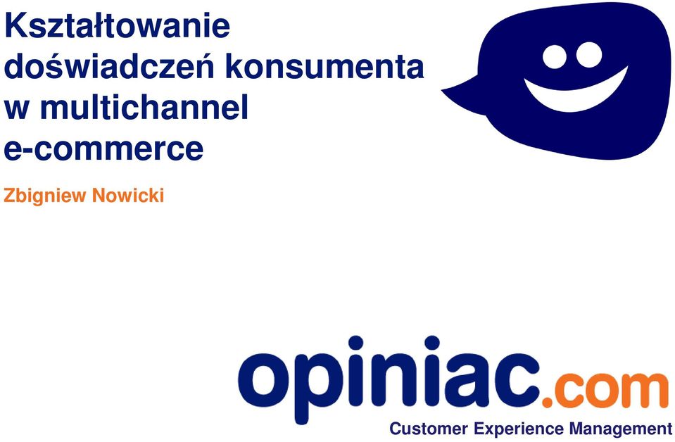 e-commerce Zbigniew Nowicki