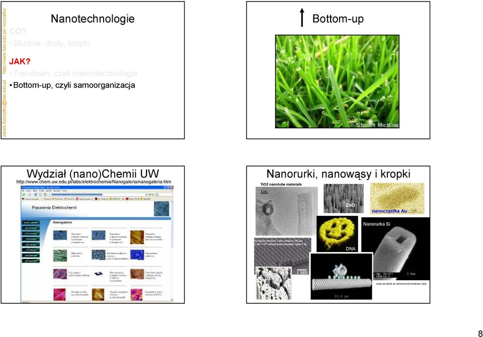 (nano)chemii UW http://www.chem.uw.edu.pl/labs/elektrochemia/nanogaleria/nanogaleria.