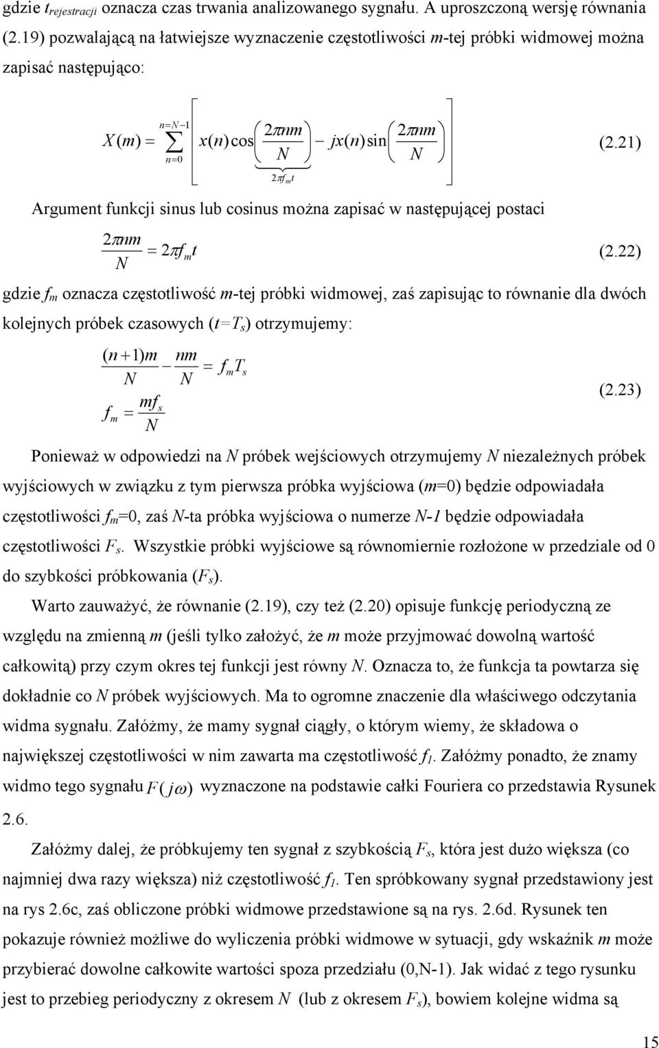 astępującej postaci (.) πm = πf mt (.