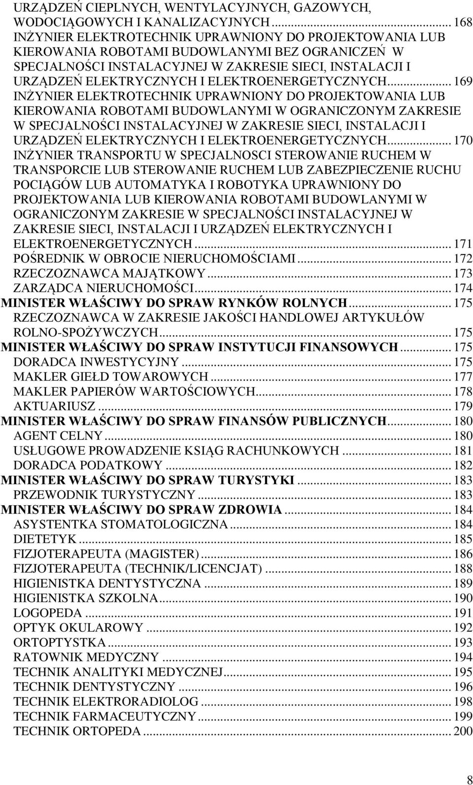 ELEKTROENERGETYCZNYCH.