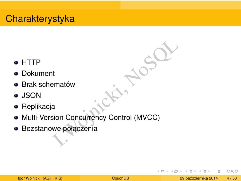 Dokument Brak schematów JSON Replikacja