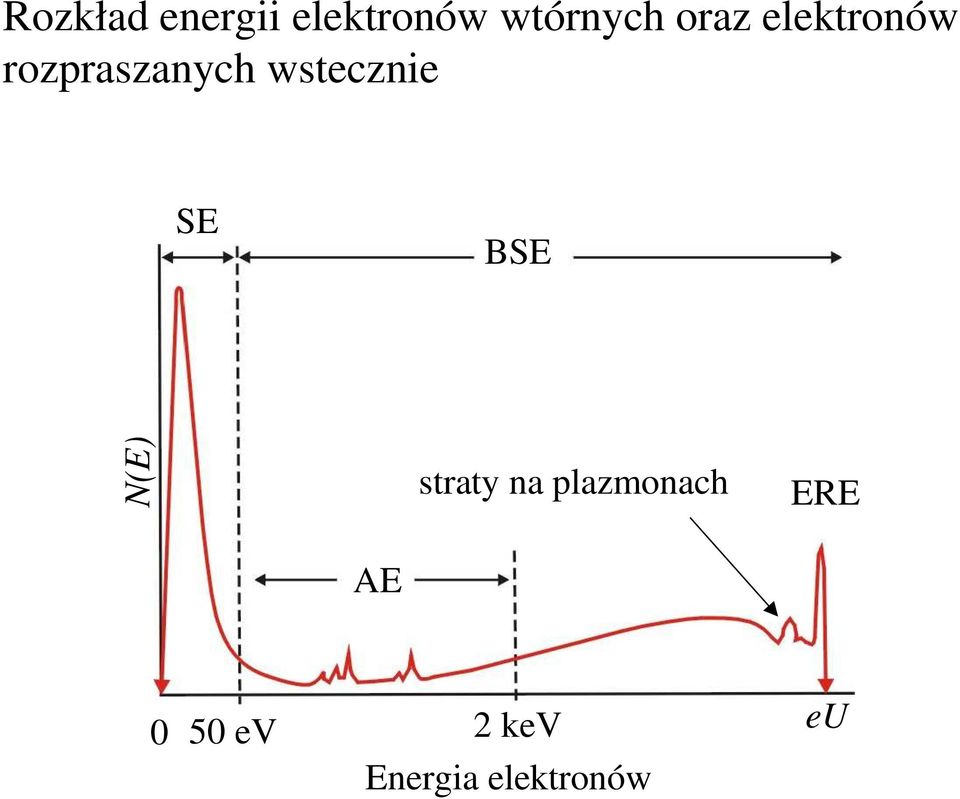 wstecznie SE BSE N(E) straty na