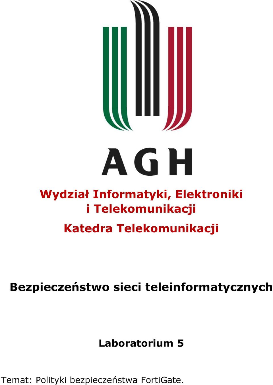 Bezpieczeństwo sieci teleinformatycznych