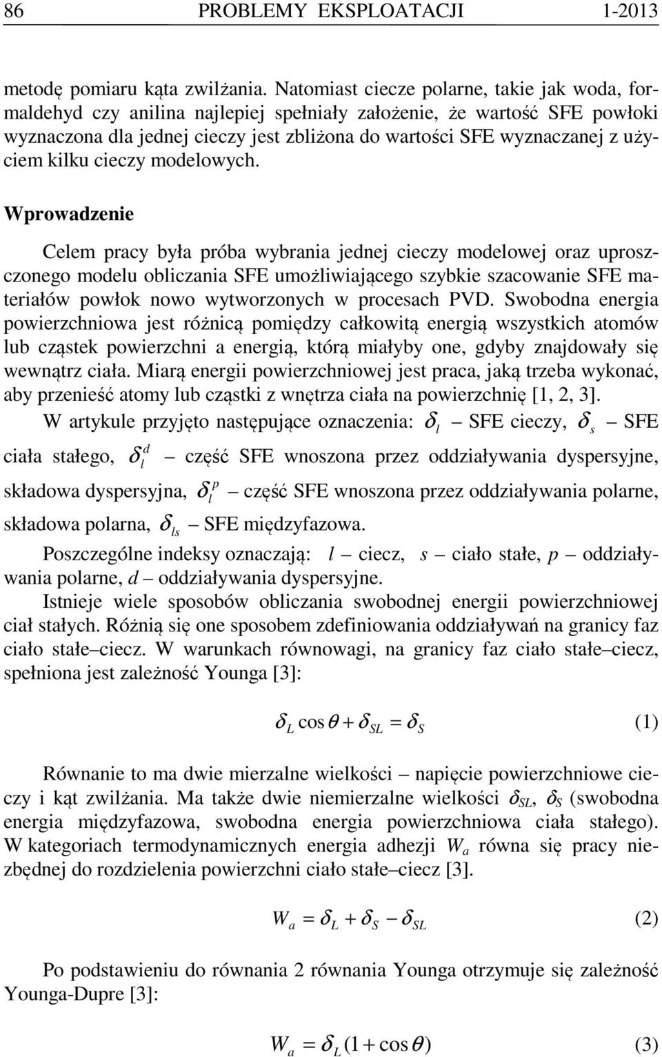 cieczy modeowych.