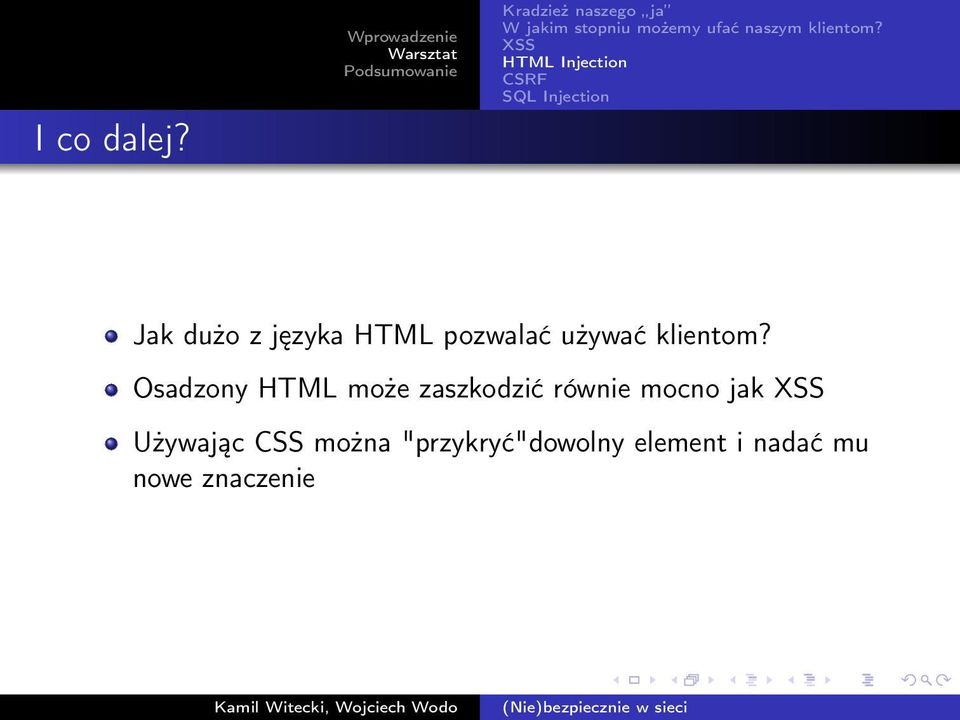 używać klientom?