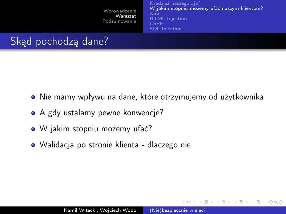 otrzymujemy od użytkownika A gdy ustalamy pewne
