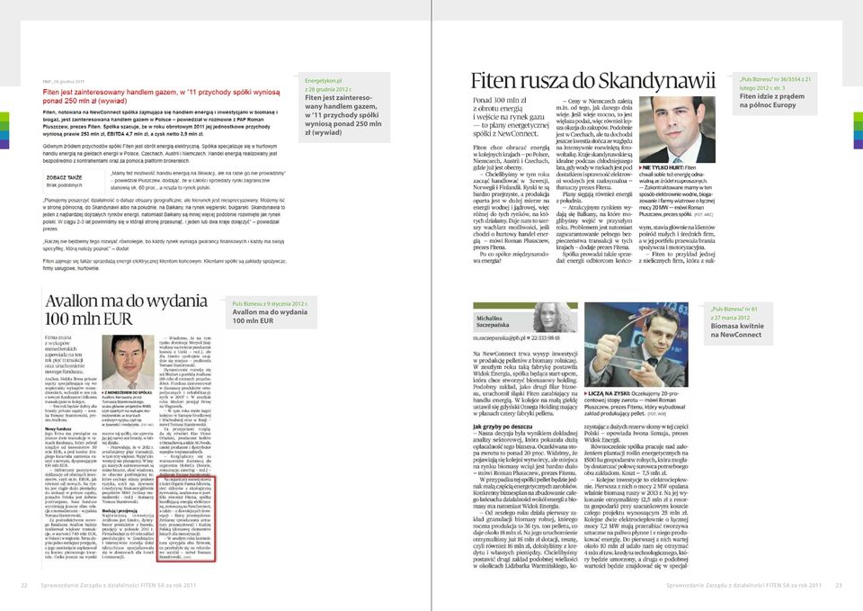 (wywiad) Puls Biznesu nr 36/3554 z 21 lutego 2012 r. str.