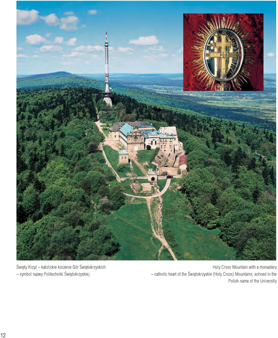 a monastery catholic heart of the Świętokrzyskie (Holy