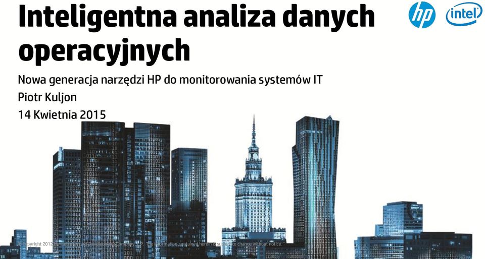 narzędzi HP do monitorowania