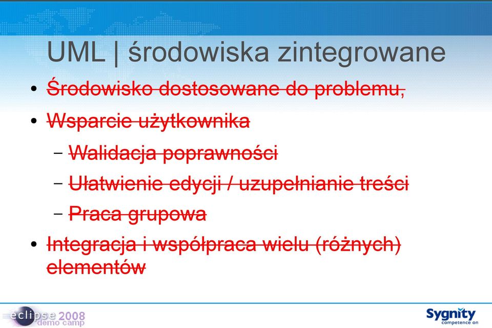 poprawności Ułatwienie edycji / uzupełnianie treści