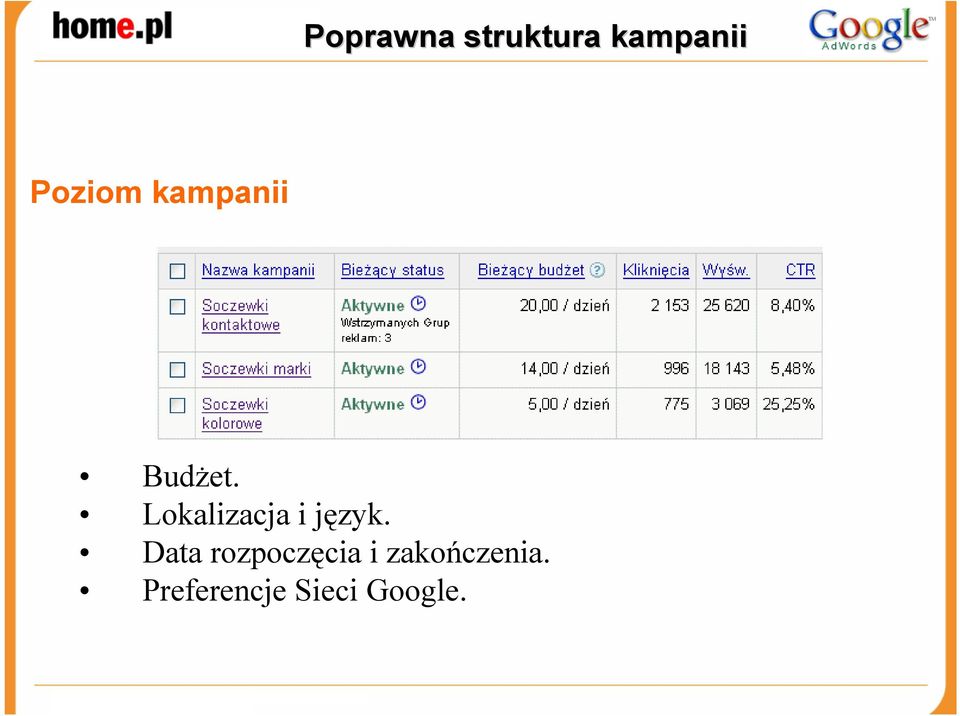 Lokalizacja i język.