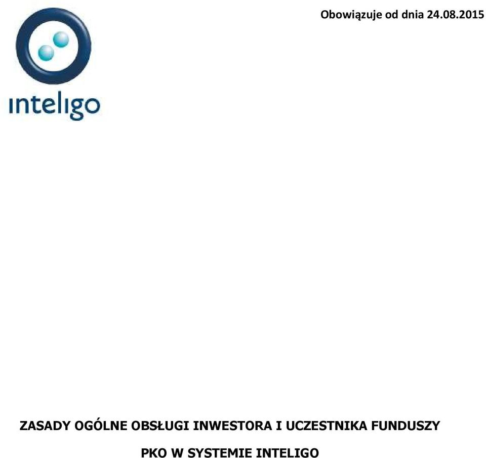 INWESTORA I UCZESTNIKA