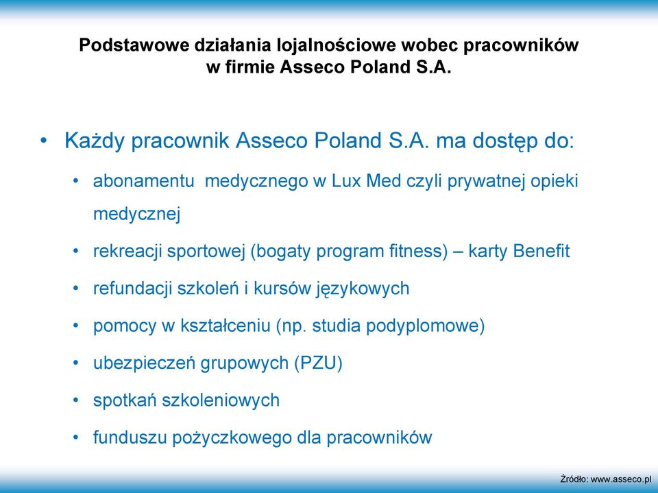 program fitness) karty Benefit refundacji szkoleń i kursów językowych pomocy w kształceniu (np.