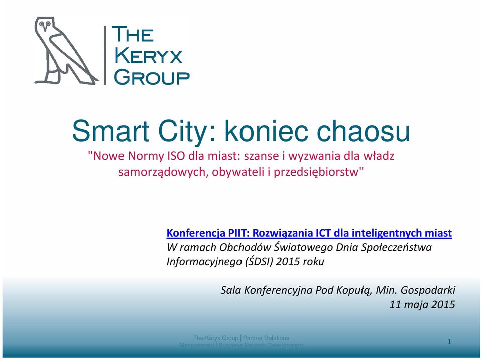 Obchodów Światowego Dnia Społeczeństwa Informacyjnego (ŚDSI) 2015 roku Sala Konferencyjna Pod