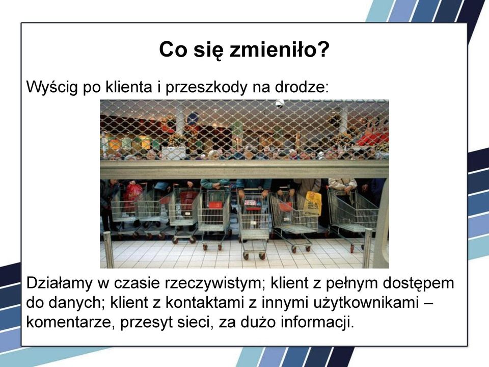 czasie rzeczywistym; klient z pełnym dostępem do