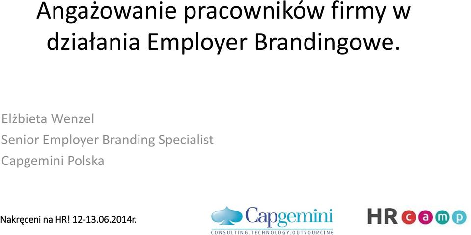 Elżbieta Wenzel Senior Employer