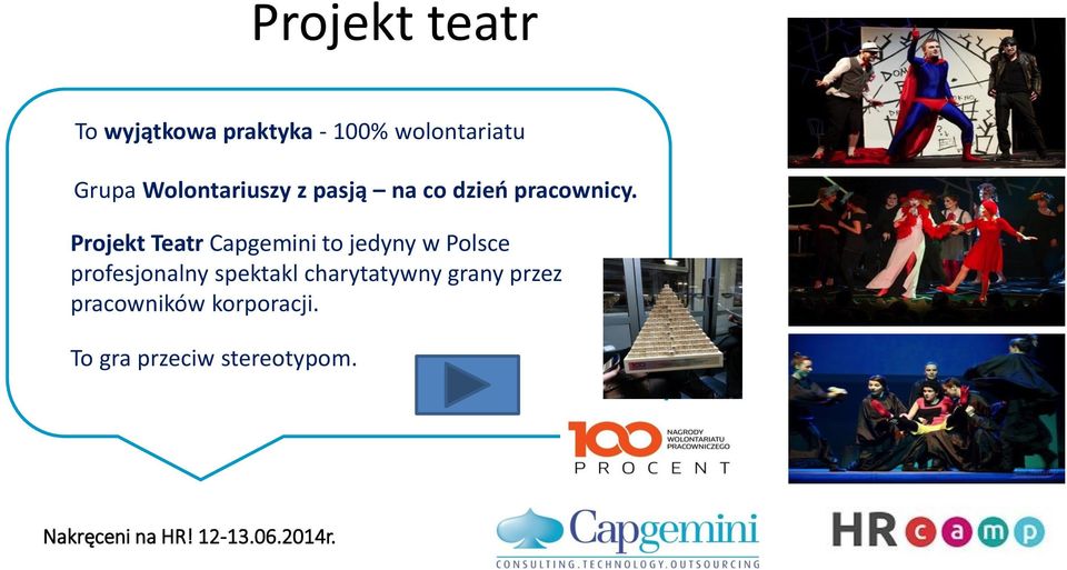 Projekt Teatr Capgemini to jedyny w Polsce profesjonalny