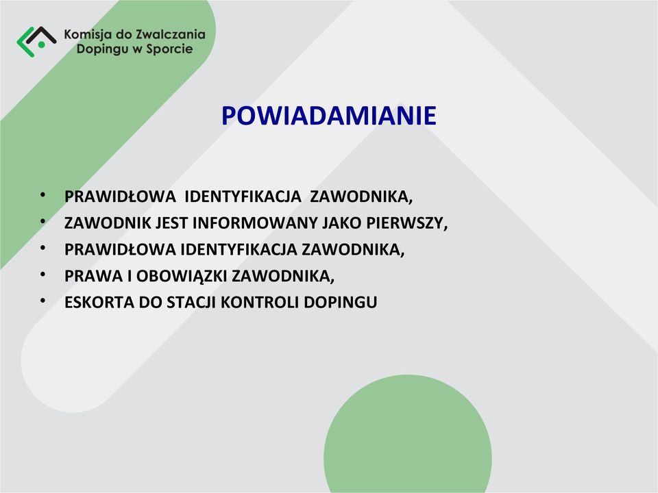 PIERWSZY, PRAWIDŁOWA IDENTYFIKACJA ZAWODNIKA,
