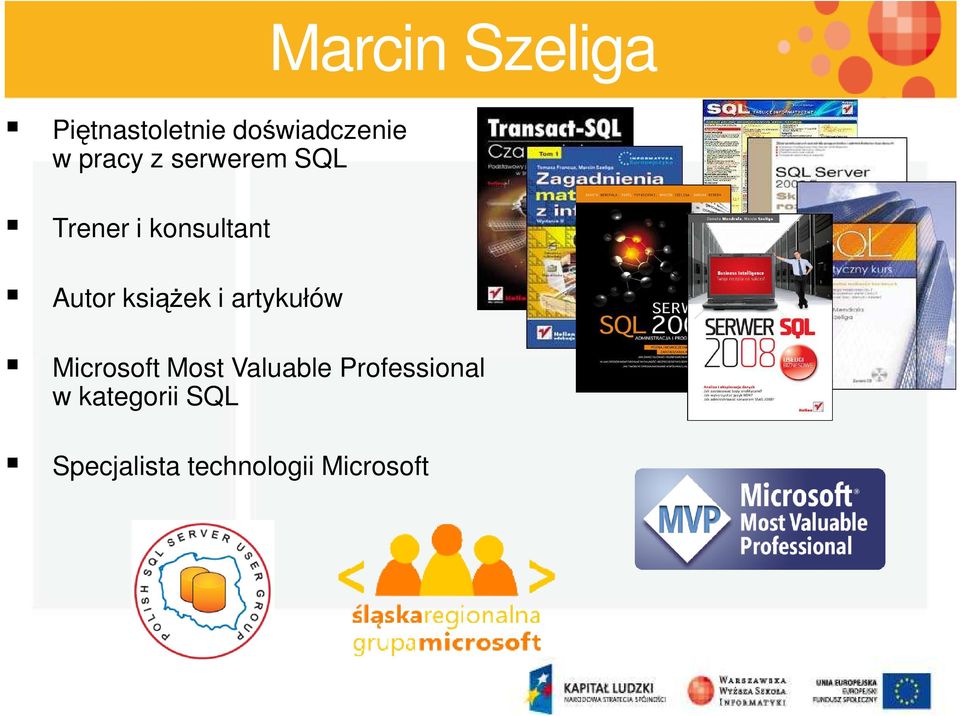 książek i artykułów Microsoft Most Valuable