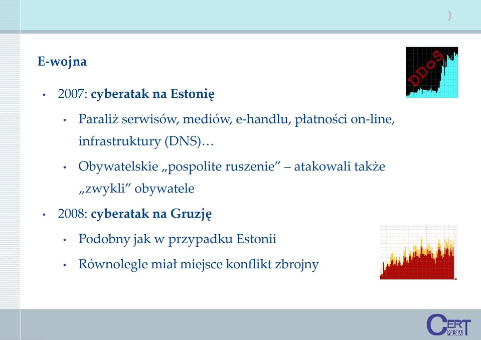 pospolite ruszenie atakowali także zwykli obywatele 2008: cyberatak