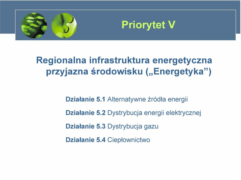 1 Alternatywne źródła energii Działanie 5.