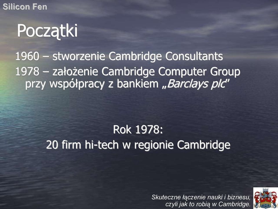 Cambridge Computer Group przy współpracy z