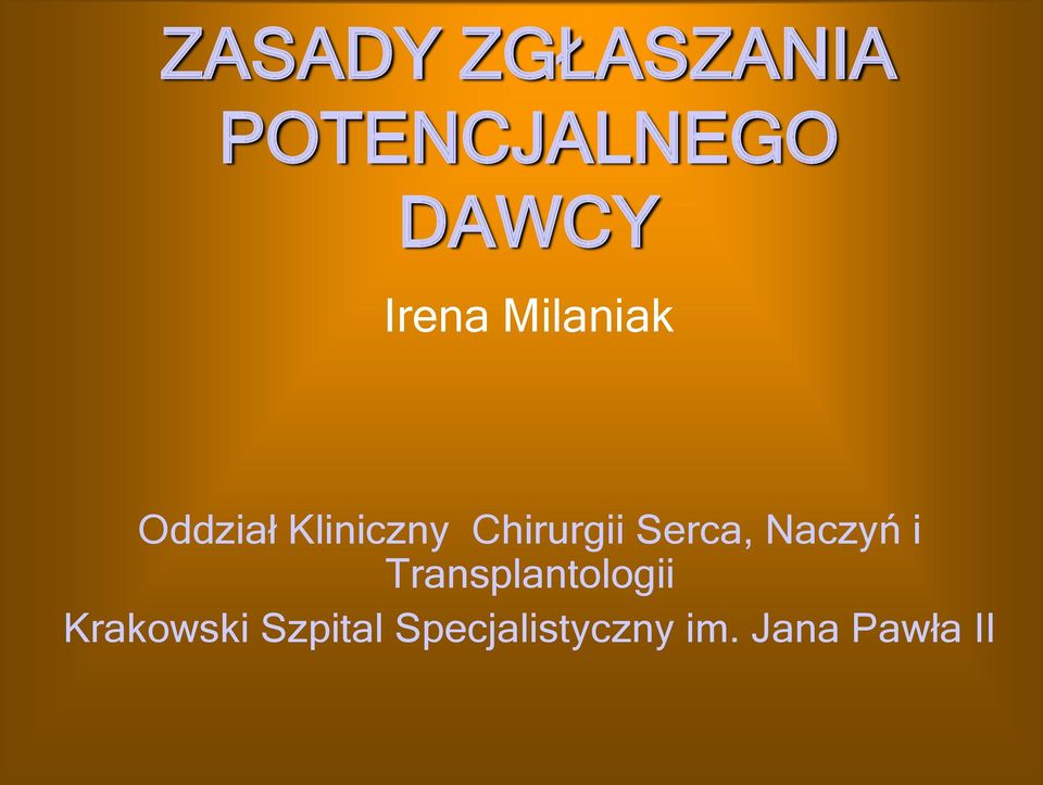 Chirurgii Serca, Naczyń i