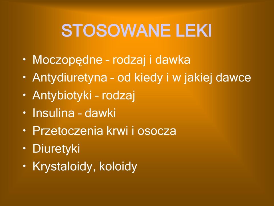 Antybiotyki rodzaj Insulina dawki