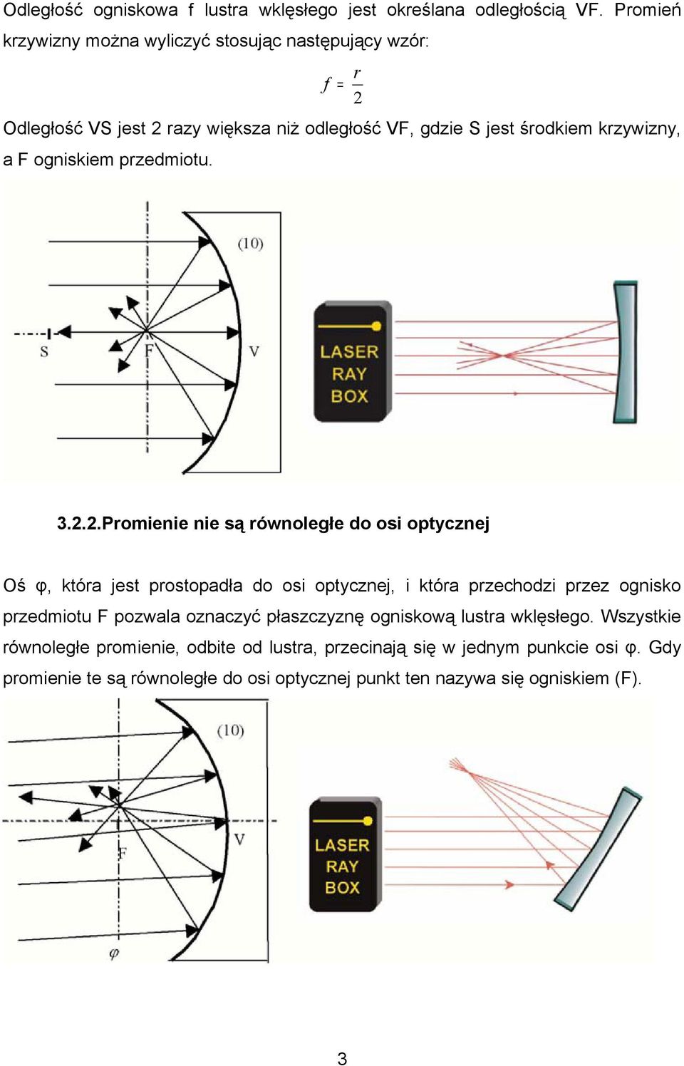 ogniskiem przedmiotu. r 3.