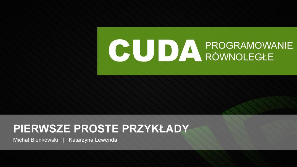 PROSTE PRZYKŁADY