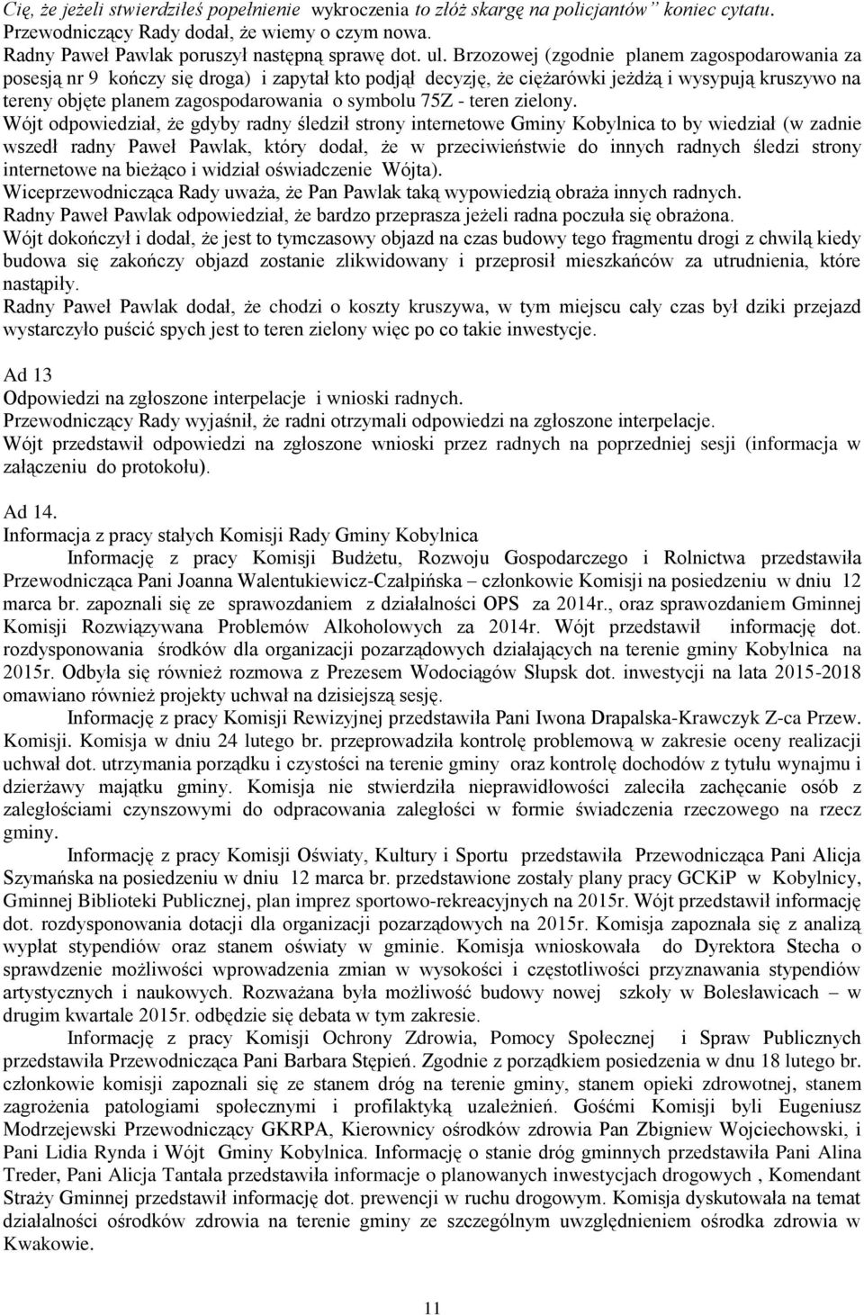 75Z - teren zielony.