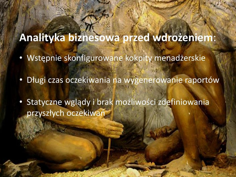 oczekiwania na wygenerowanie raportów Statyczne