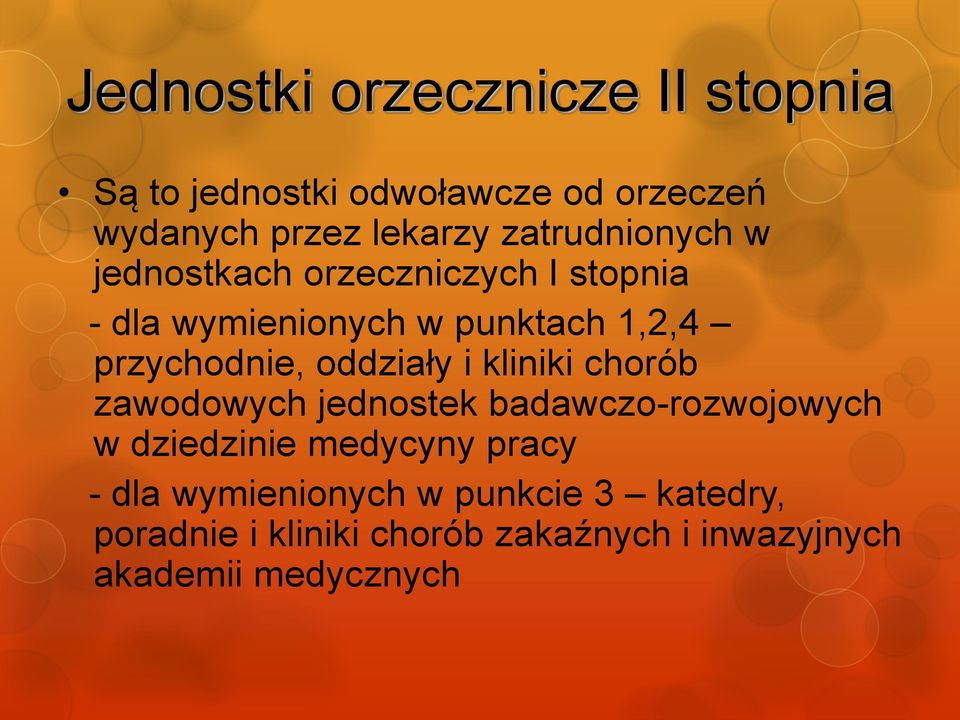 oddziały i kliniki chorób zawodowych jednostek badawczo-rozwojowych w dziedzinie medycyny pracy -