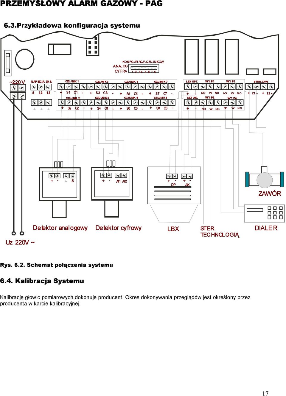 Kalibracja Systemu Kalibrację głowic pomiarowych dokonuje