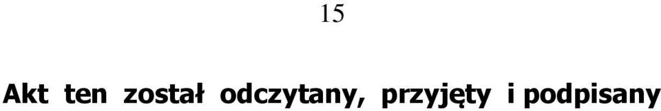 odczytany,