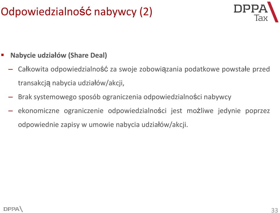 systemowego sposób ograniczenia odpowiedzialności nabywcy ekonomiczne ograniczenie