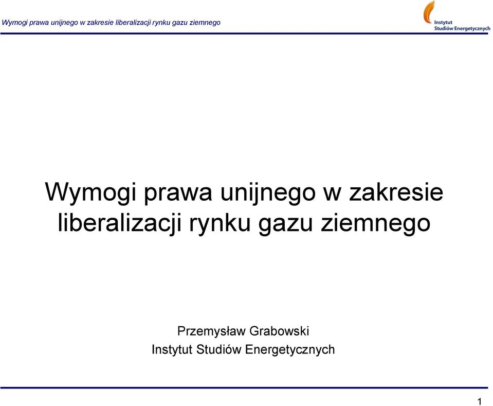 gazu ziemnego Przemysław