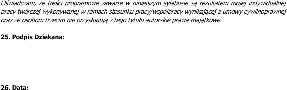 pracy/współpracy wynikającej z umowy cywilnoprawnej oraz że osobom trzecim
