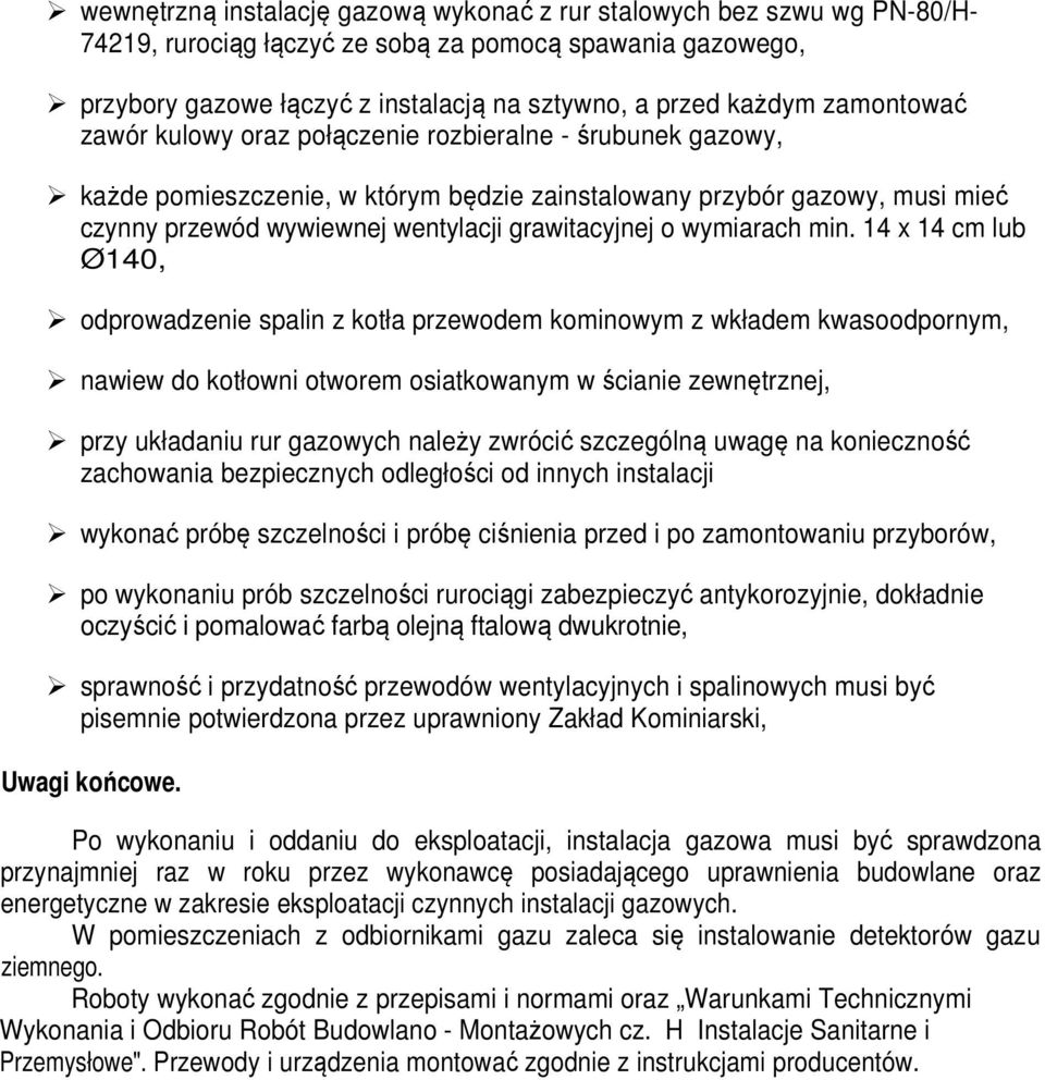 wymiarach min.