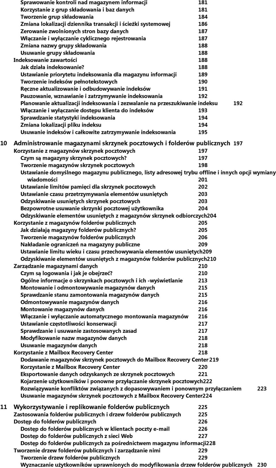 działa indeksowanie?