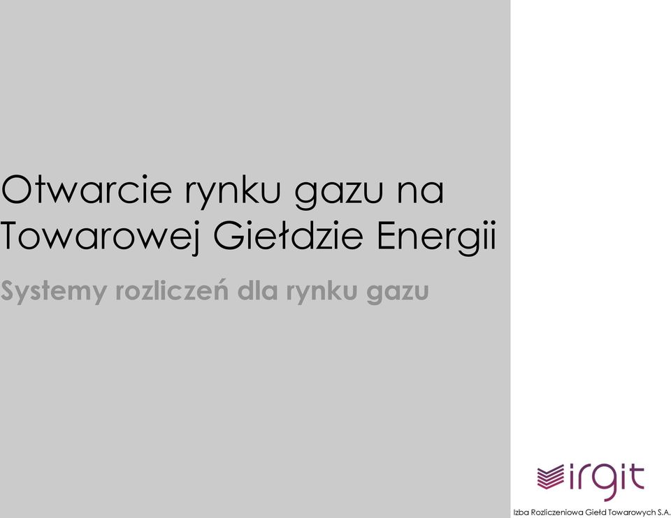 Giełdzie Energii