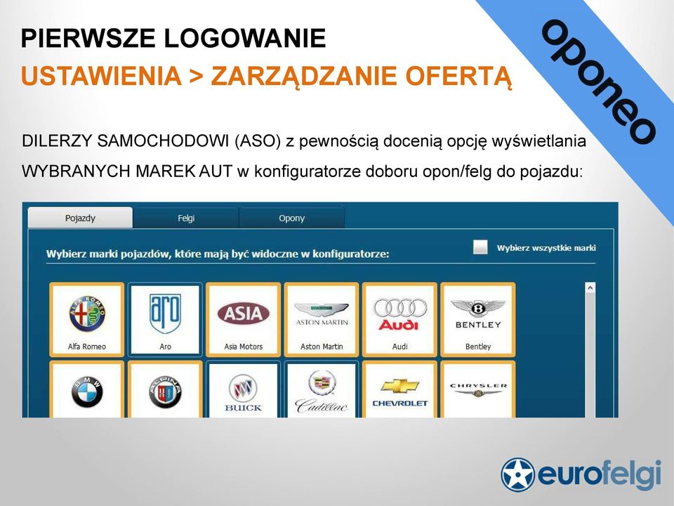 docenią opcję wyświetlania WYBRANYCH MAREK