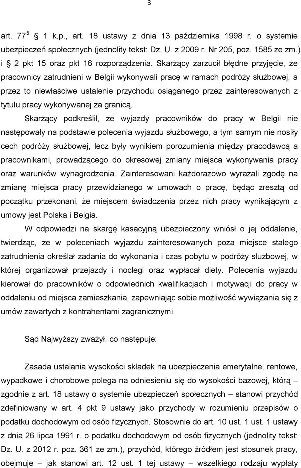 tytułu pracy wykonywanej za granicą.