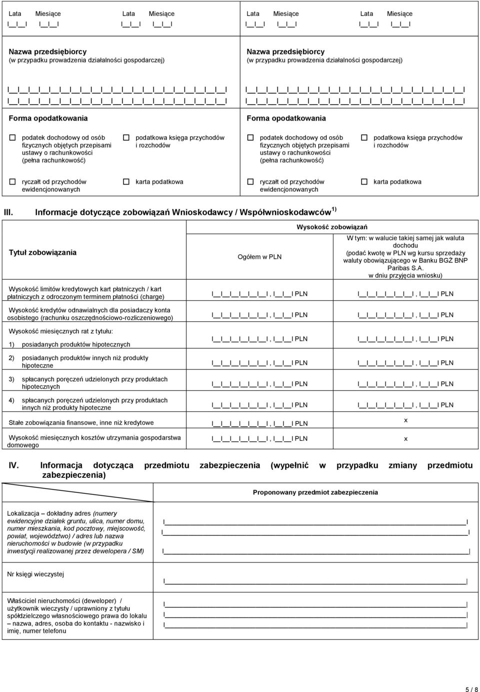 podatek dochodowy od osób fizycznych objętych przepisami ustawy o rachunkowości (pełna rachunkowość) podatkowa księga przychodów i rozchodów ryczałt od przychodów ewidencjonowanych karta podatkowa