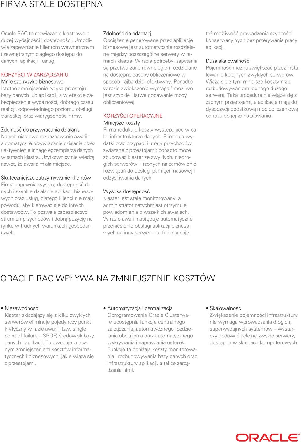 obsługi transakcji oraz wiarygodności firmy.
