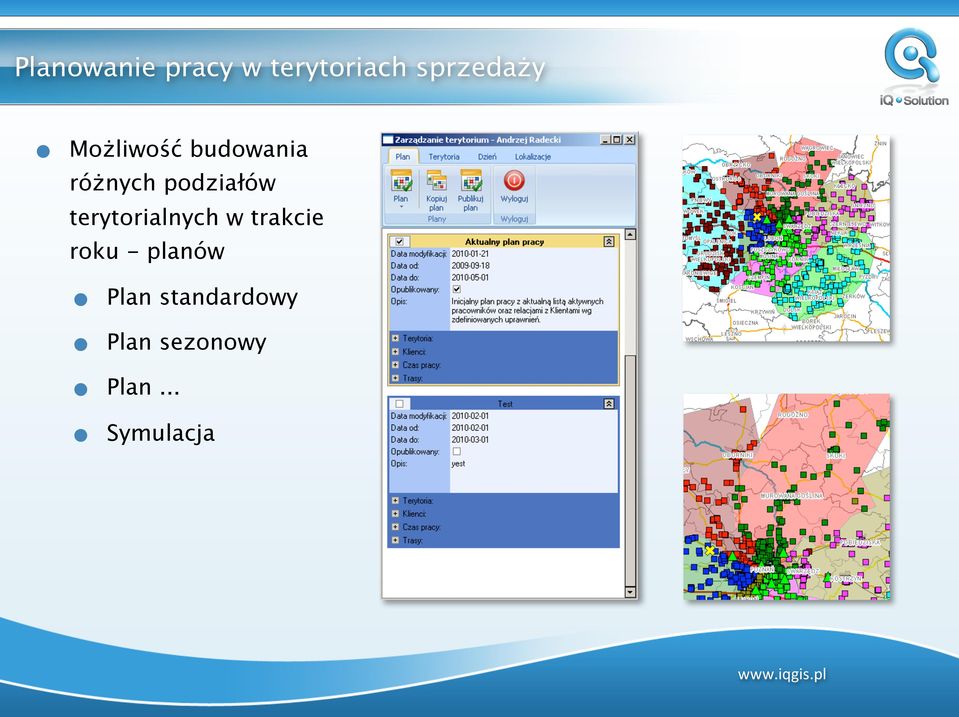 terytorialnych w trakcie roku - planów