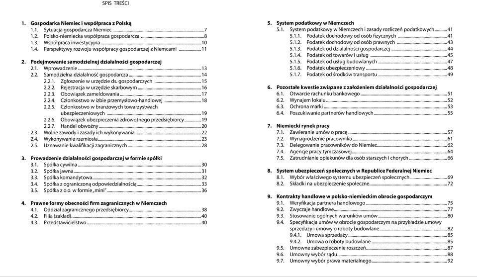 gospodarczych... 15 2.2.2. Rejestracja w urzędzie skarbowym... 16 2.2.3. Obowiązek zameldowania... 17 2.2.4. Członkostwo w izbie przemysłowo-handlowej... 18 2.2.5. Członkostwo w branżowych towarzystwach ubezpieczeniowych.