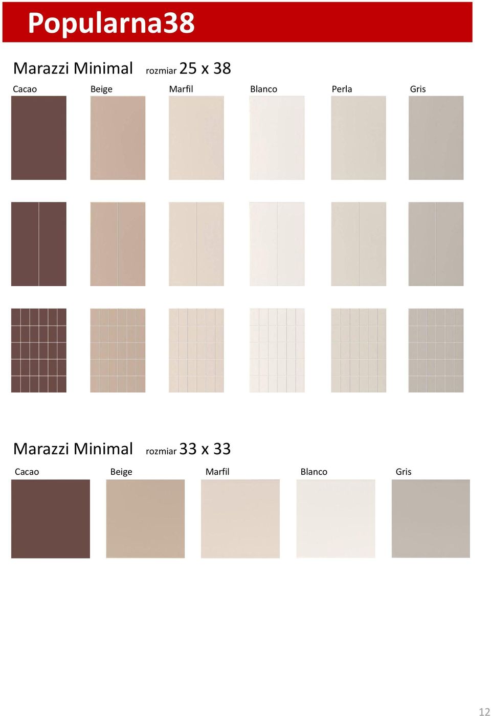 Blanco Perla Gris Marazzi Minimal