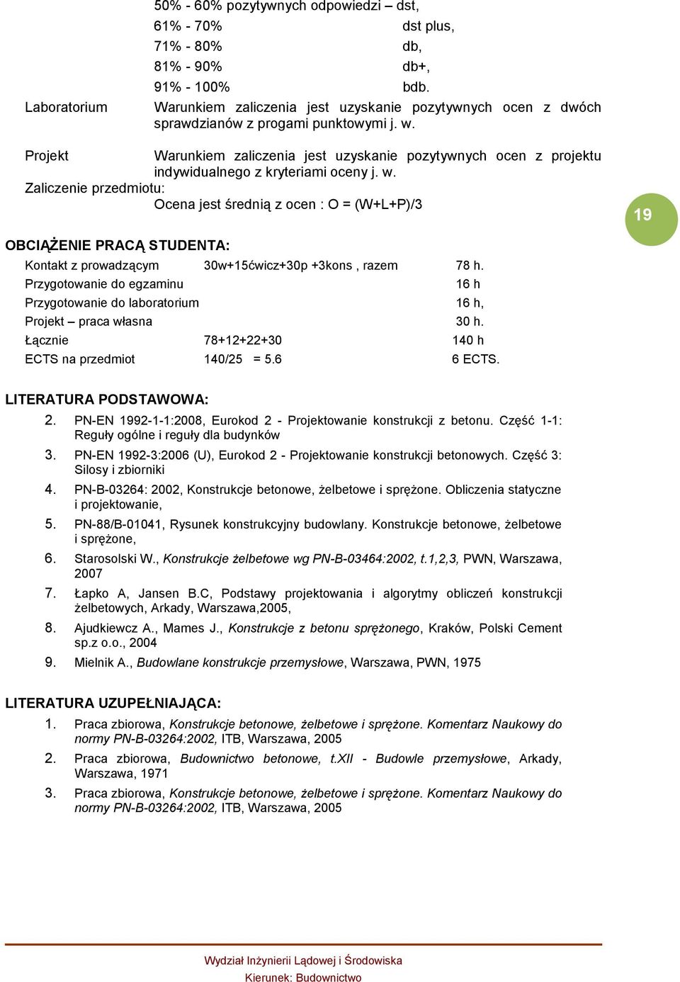 Projekt Warunkiem zaliczenia jest uzyskanie pozytywnych ocen z projektu indywidualnego z kryteriami oceny j. w.